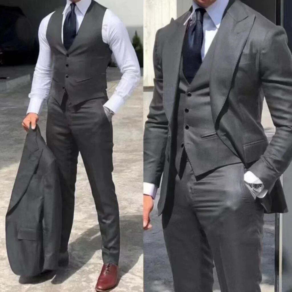 Costumes de smoking 3 pièces pour hommes
