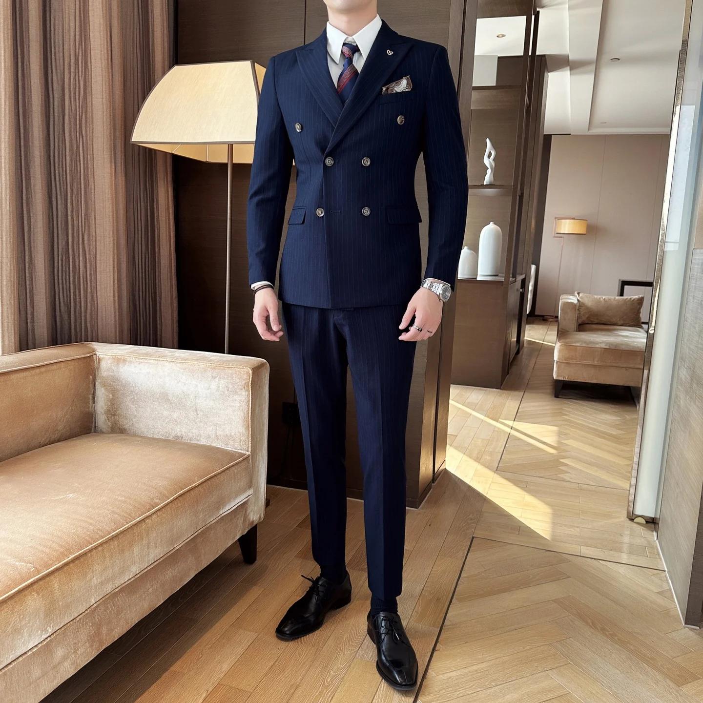 Costume de mariage 3 pièces pour hommes