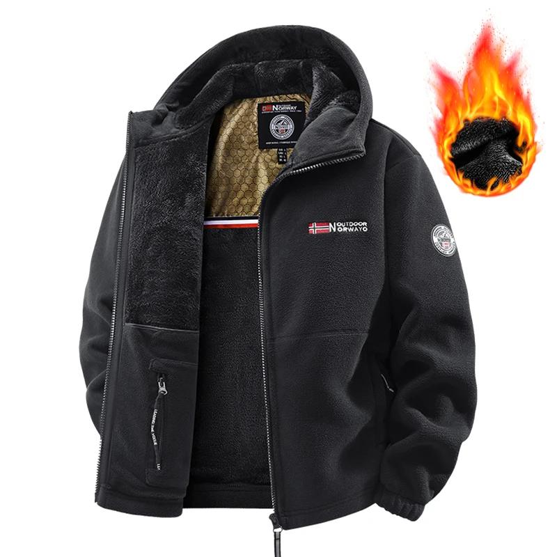 Hommes veste chauffante hiver polaire