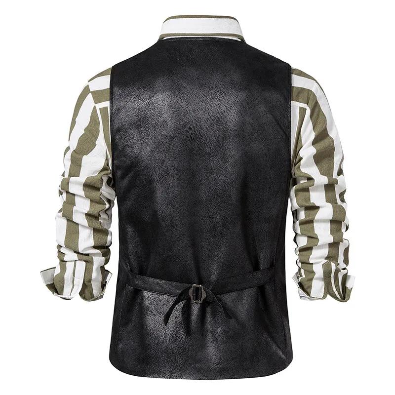 Gilet marron pour hommes