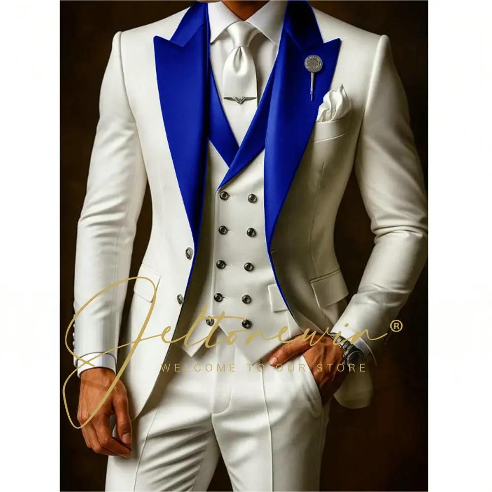 Ensemble de costumes blancs pour hommes