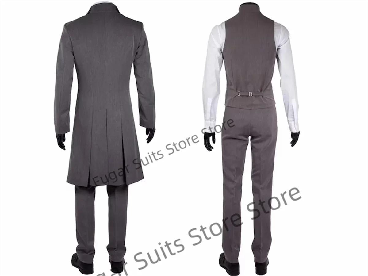 Costumes classiques gris pour hommes