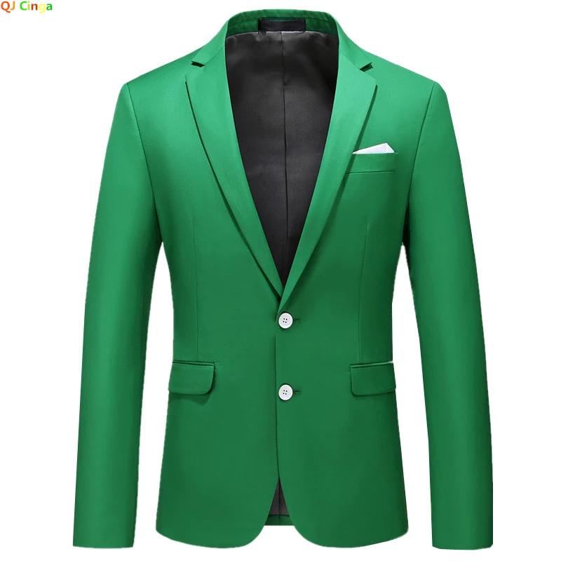 Veste de costume verte pour hommes