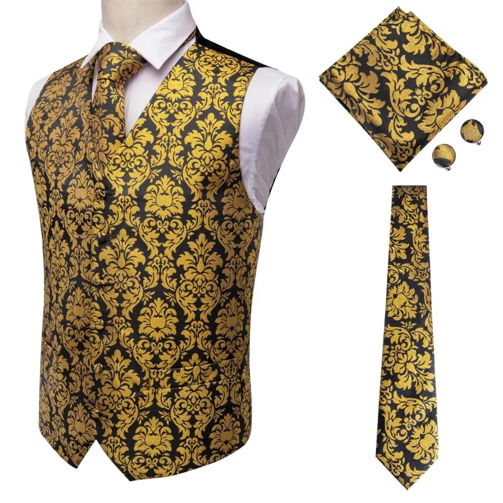 Veste de costume en or pour hommes