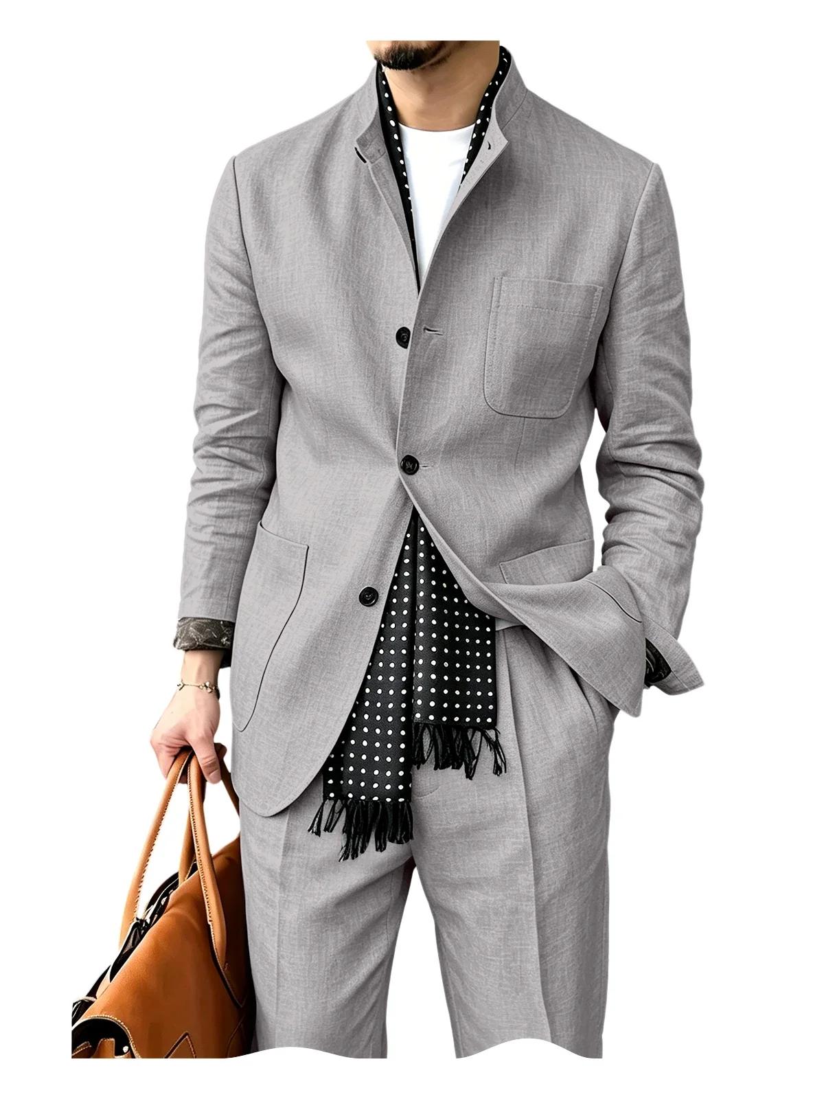 Costume en lin pour homme