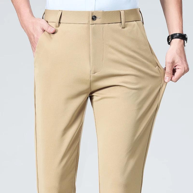 Été automne pantalon mince hommes robe formelle costume
