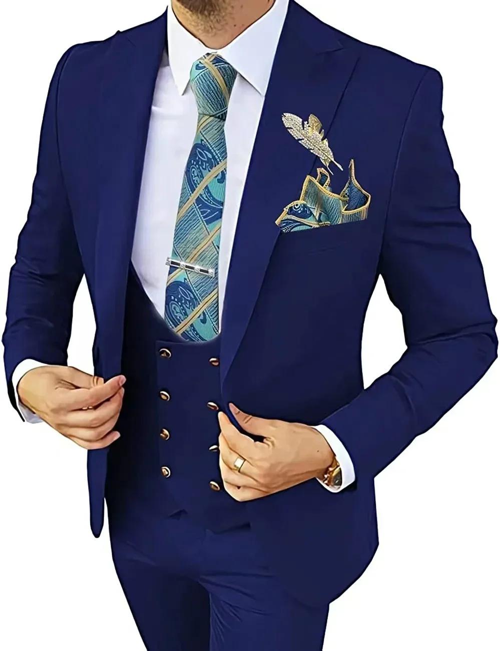 Costume de smoking classique pour hommes