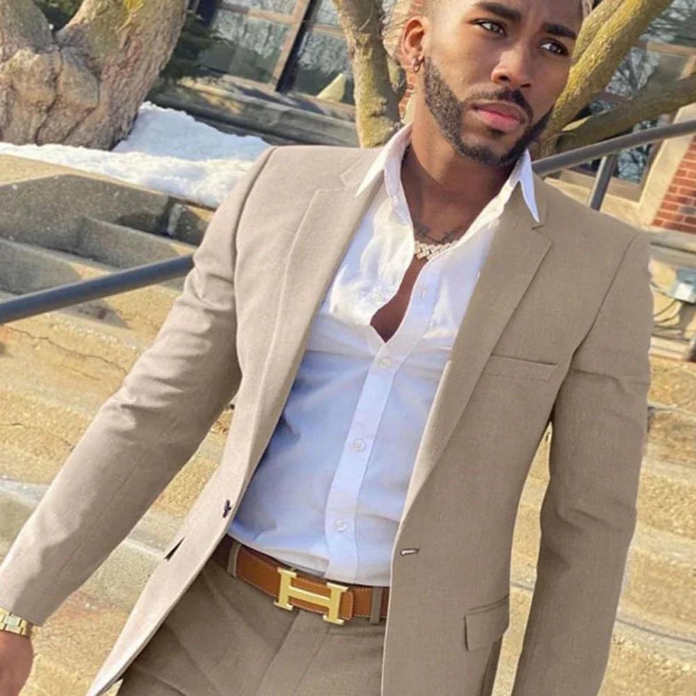 Costume de mode Beige 2 pièces