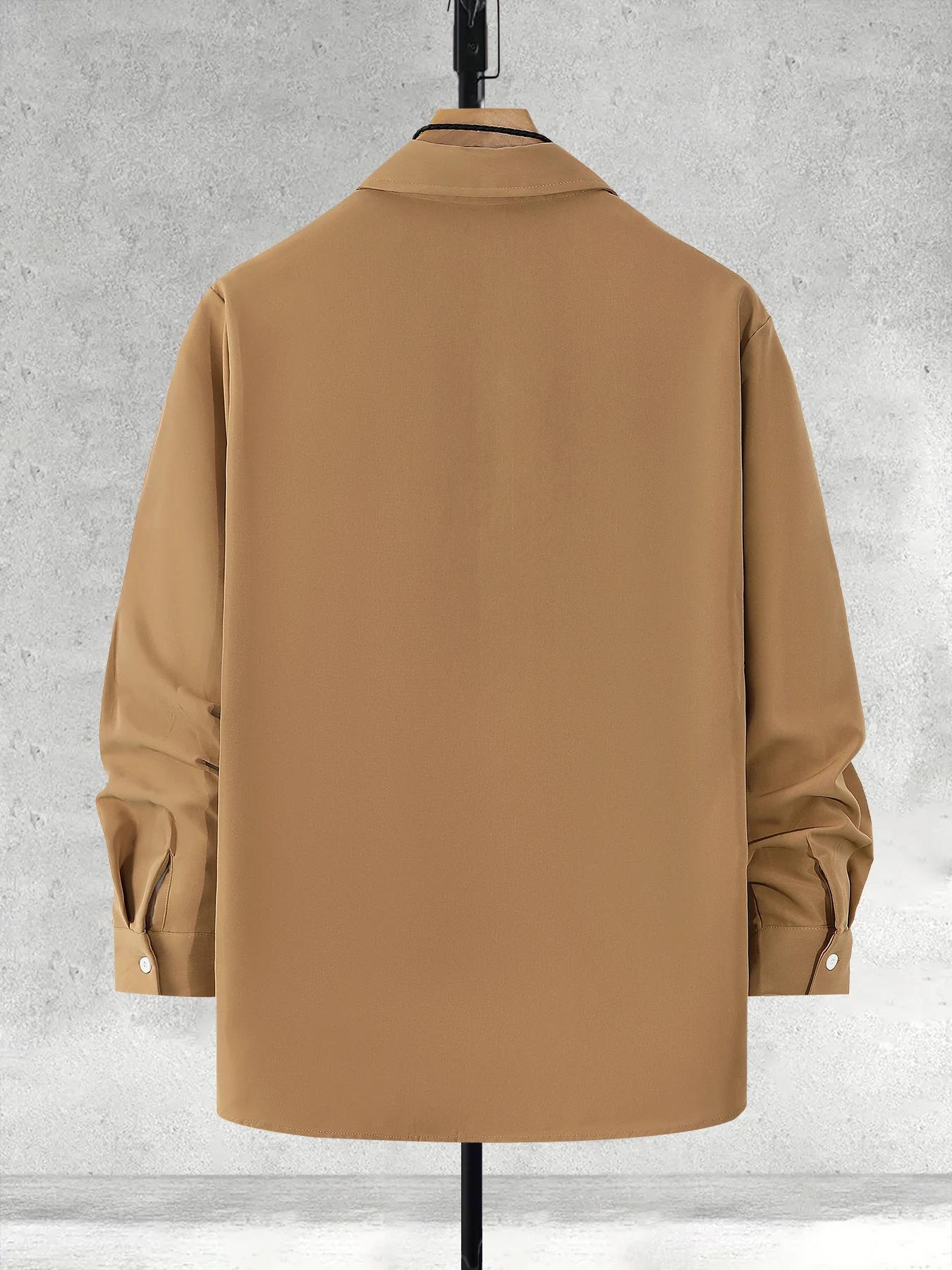 Chemise à manches longues pour homme