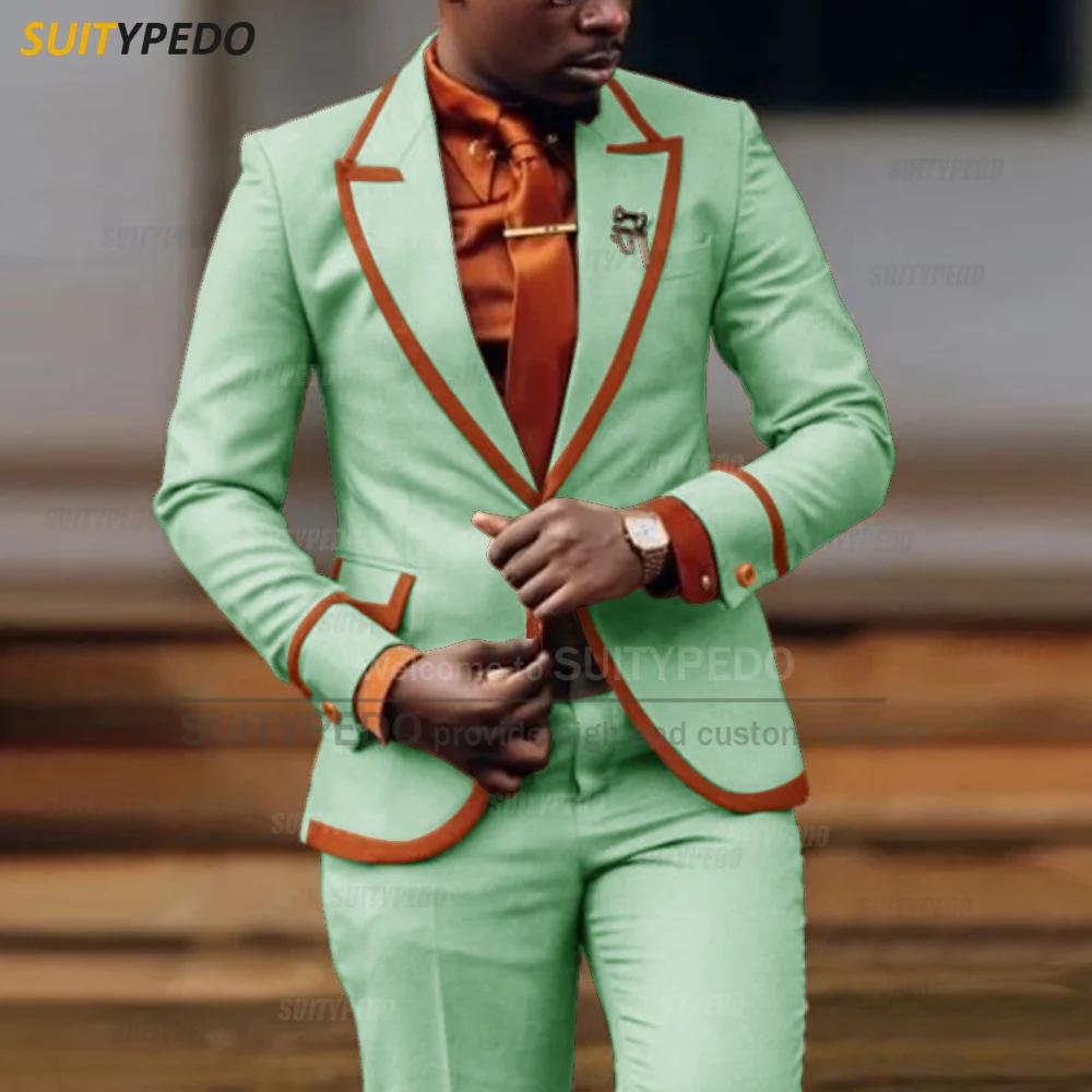Ensembles de costumes de mariage de luxe pour hommes