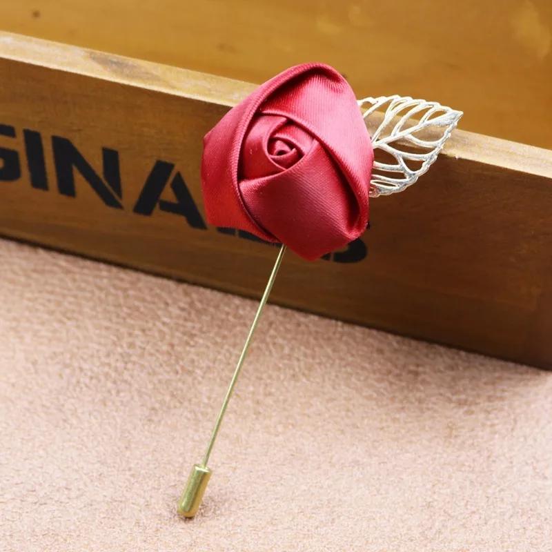 Boutonnières pour hommes pour mariage marié Corsage Roses fleur