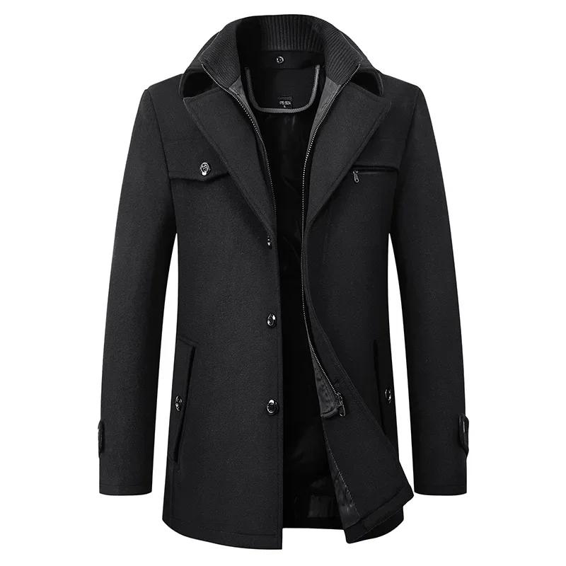 Veste d'hiver épaisse et chaude personnalisable pour hommes