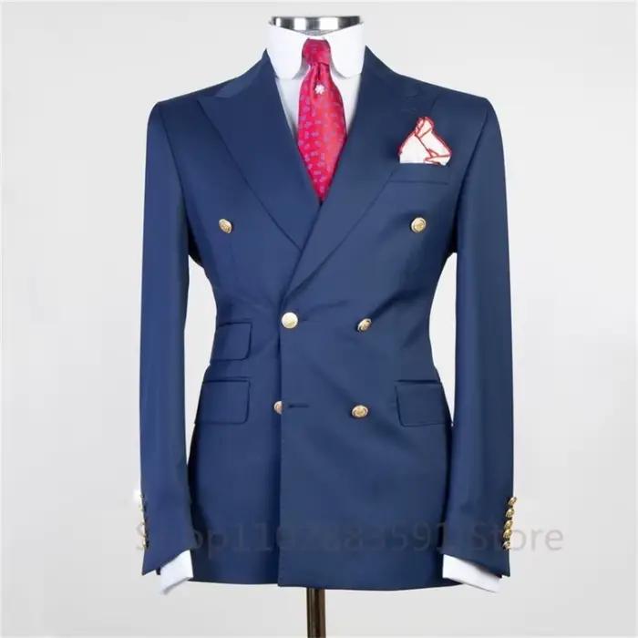 Veste de Costume Homme de Haute Qualité Style Britannique pour Mariage et Soirée – Blazer Slim Fit H