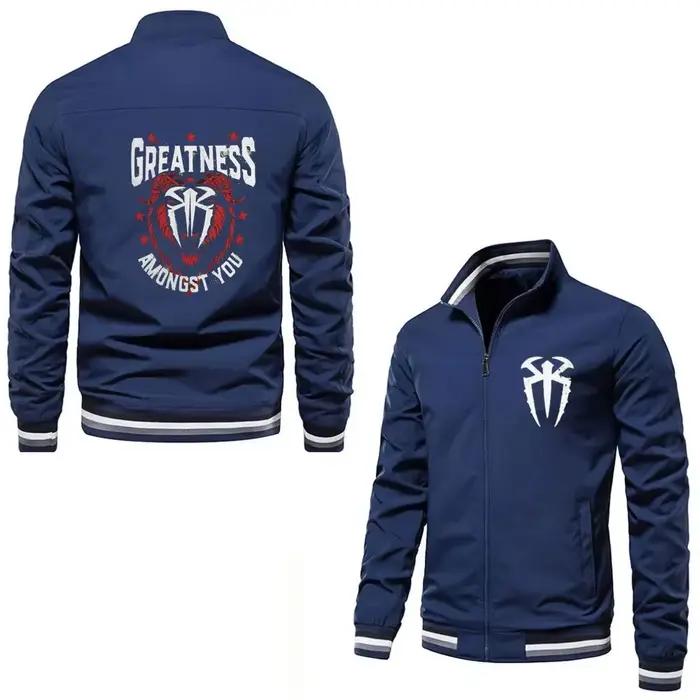 Veste coupe-vent avec fermeture éclair pour homme, célèbre Worcestershire ler, règles romaines, spor