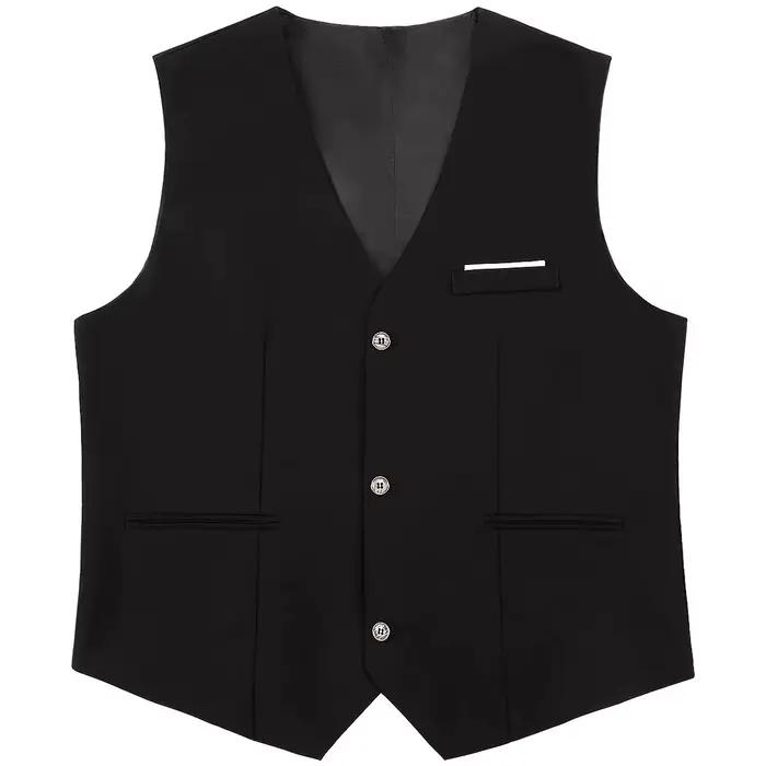 Gilet de costume pour hommes, ensemble de tenue formelle d'affaires pour mariage, bureau, fête d'ann