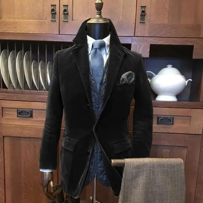 Veste d'automne en velours côtelé pour hommes, veste de sport décontractée, vêtements pour hommes, m