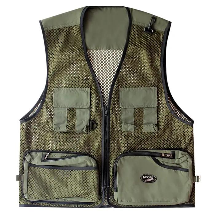 FIBRVESTES-Veste de dehors pour Homme, Travail en Plein Air, Pêche, Voyage, Photo, GlaMesh, Gilet Dé