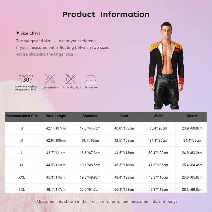 Veste à queue d'hirondelle pour homme