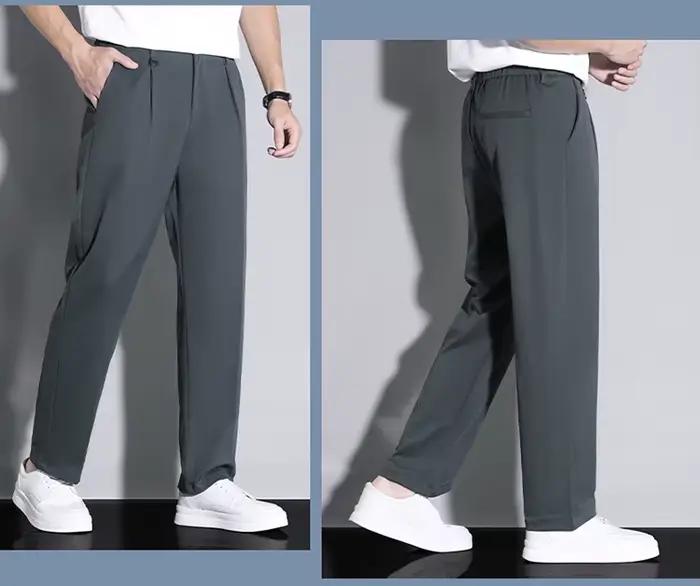 Pantalon de Costume Blanc pour Homme – Style Classique Décontracté