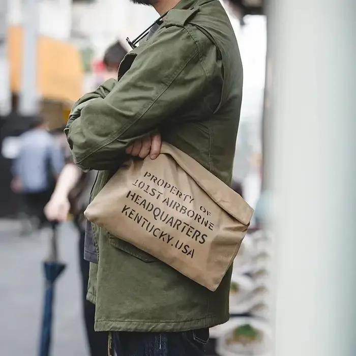 Veste rétro européenne et américaine homme veste de travail vestes décontractées printemps automne polyester col rabattu