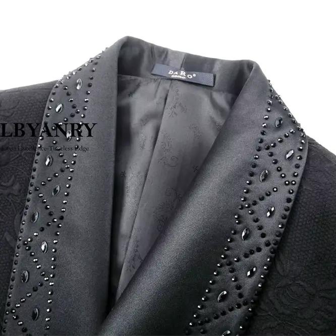 Costume formel pour homme ULBYANRY orné de cristaux