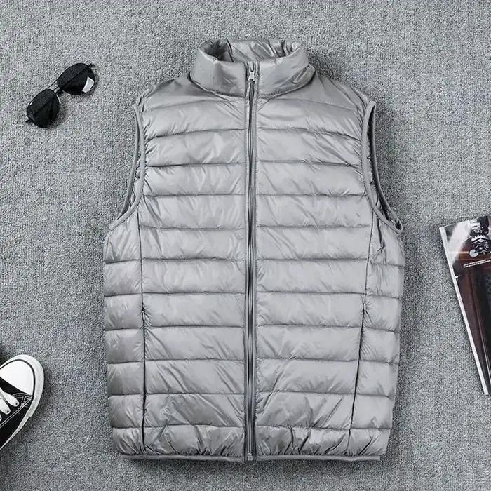 Gilet d'hiver en duvet de canard pour hommes