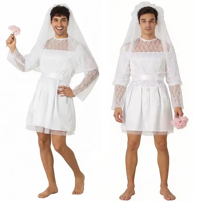 Costume de marié blanc pour homme