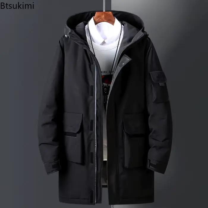 Vestes longues en coton pour hommes
