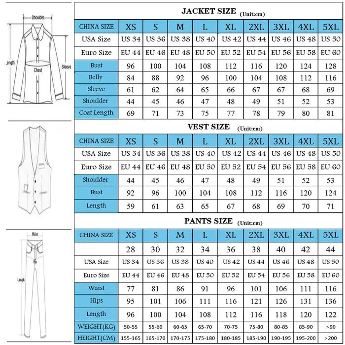 Costumes modernes pour hommes