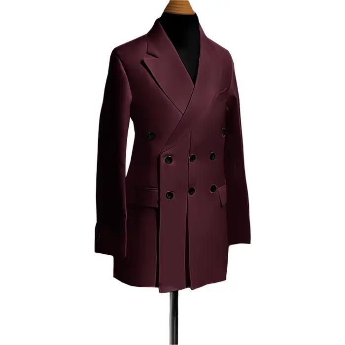 Blazer pour hommes, veste simple de smoking de mariage
