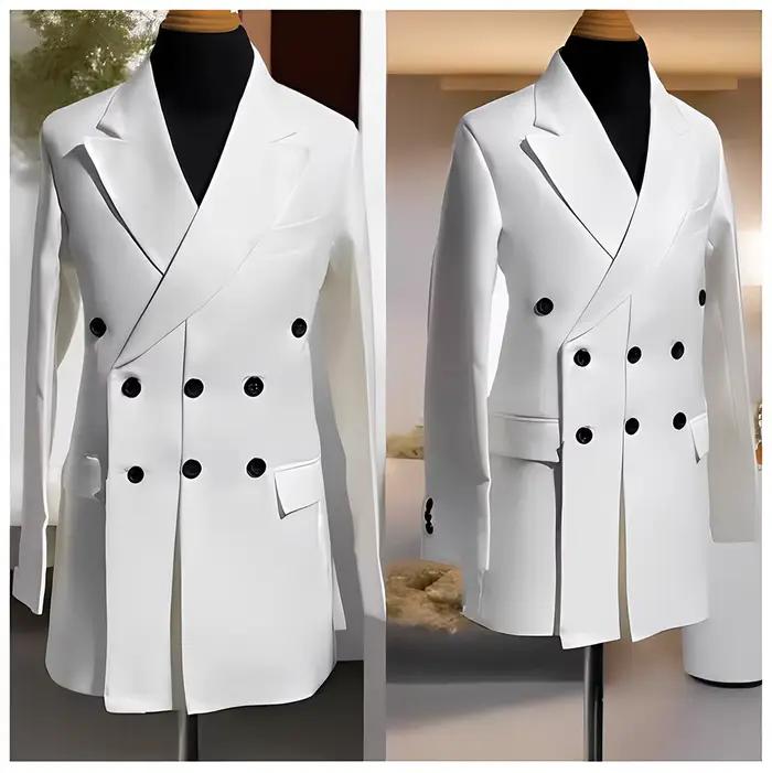 Blazer pour hommes, veste simple de smoking de mariage