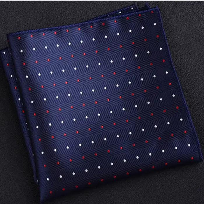 Mode hommes cou cravate mouchoir broderie costume
