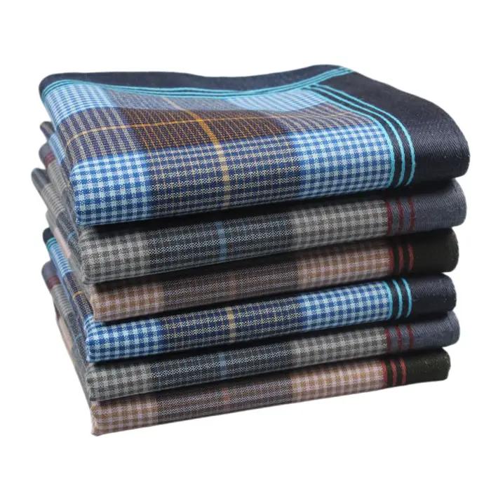 Mouchoirs en tissu rayé pour hommes style élégant et fin multi-couleurs pour homme accessoire mode pour occasions spéciales ou quotidienne