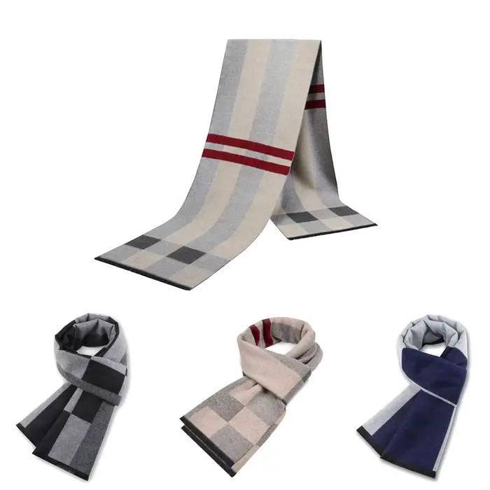 Hommes écharpe pour homme hiver copie cachemire châle marque de luxe