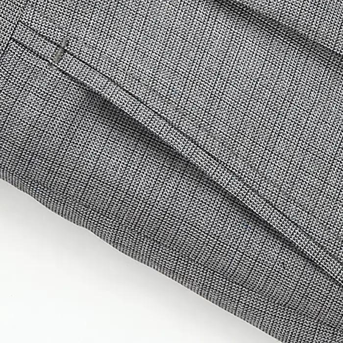 Pantalon de costume noir résistant aux rides pour hommes