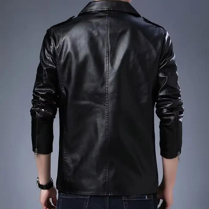 Veste Courte Grise à Boutonnage Simple pour Homme