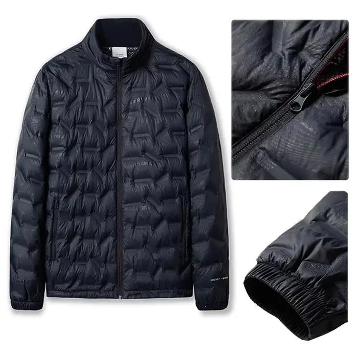 Veste d'hiver homme taille large décontractée en duvet de canard blanc pour randonnée escalade camping et sports d'hiver