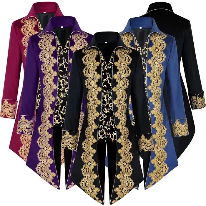 Tuxedo en dentelle bleue pour hommes