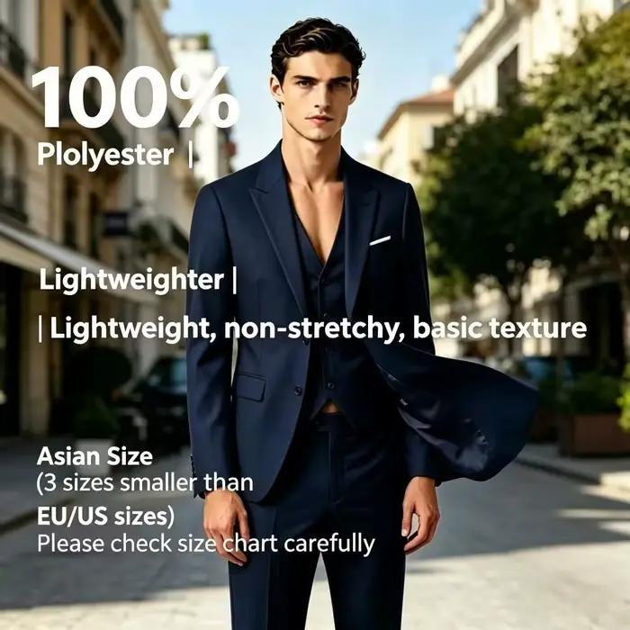 Ensemble de costume 3 pièces pour homme