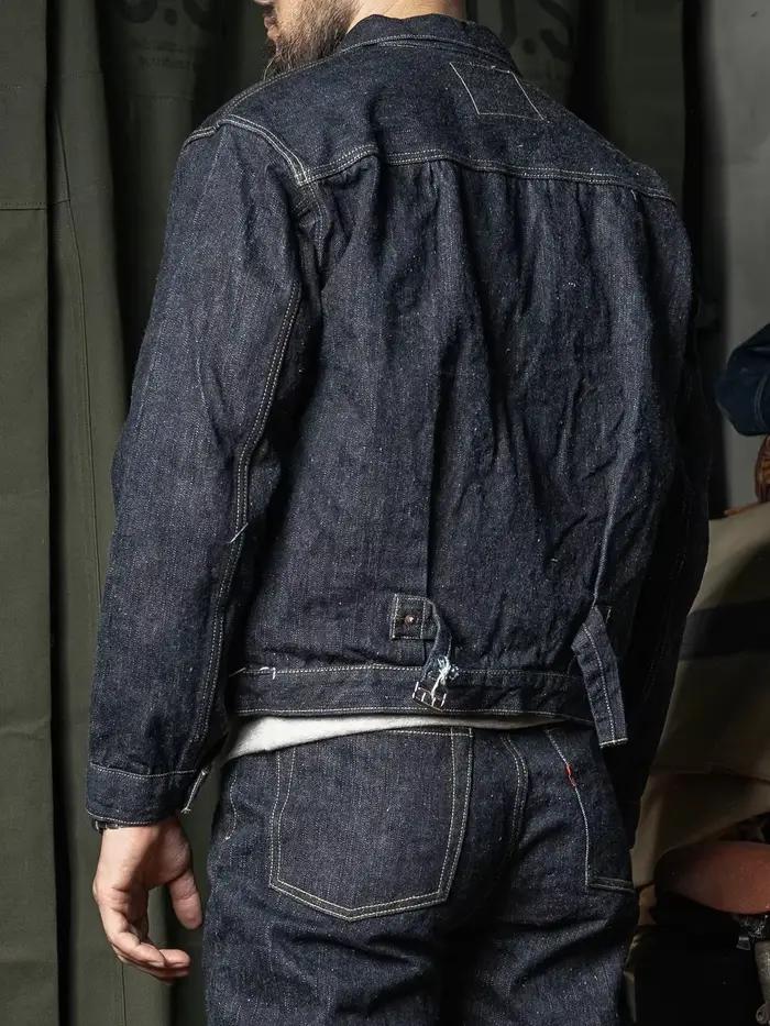 Veste en jean Bronson S506XX Style Safari Robuste et Vintage pour Hommes Occasions Décontractées et Multisaisonnieres