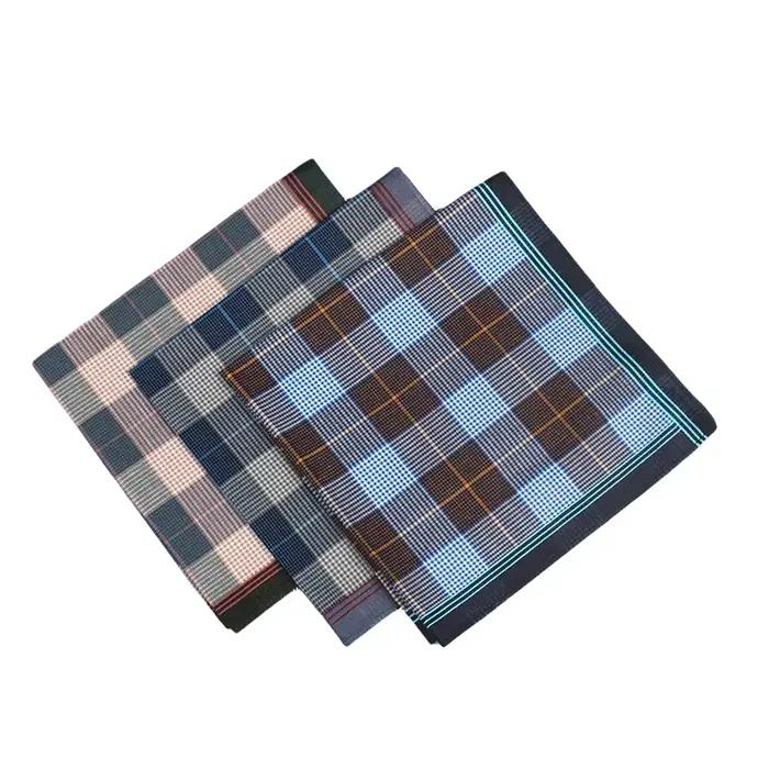 Mouchoirs en tissu rayé pour hommes style élégant et fin multi-couleurs pour homme accessoire mode pour occasions spéciales ou quotidienne