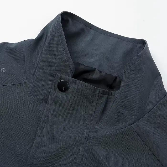 Veste thermique d'automne décontractée à col montant résistante à l'usure et anti-salissure pour hommes occasions spéciales faire du shopping et détente