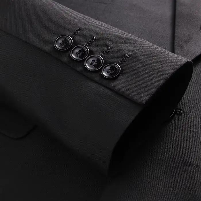 Costume de Mariage Sur Mesure pour Hommes Style Formel Polyestère Noir et Couleurs Variées Occasions Spéciales Témoin