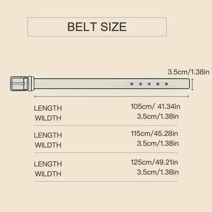 Ceinture formelle pour homme