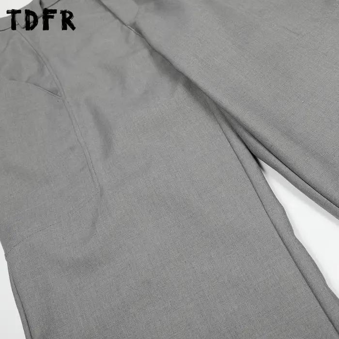 Pantalon de costume rétro décontracté pour hommes