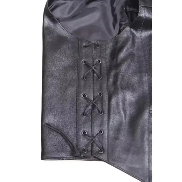 Veste en simili cuir rétro pour homme sans manches style gothique veste de cyclisme hip-hop occassions spéciales four seasons adaptable multiple sizes