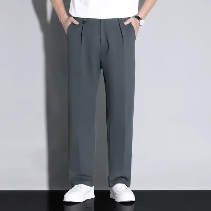 Pantalon de Costume Blanc pour Homme – Style Classique Décontracté