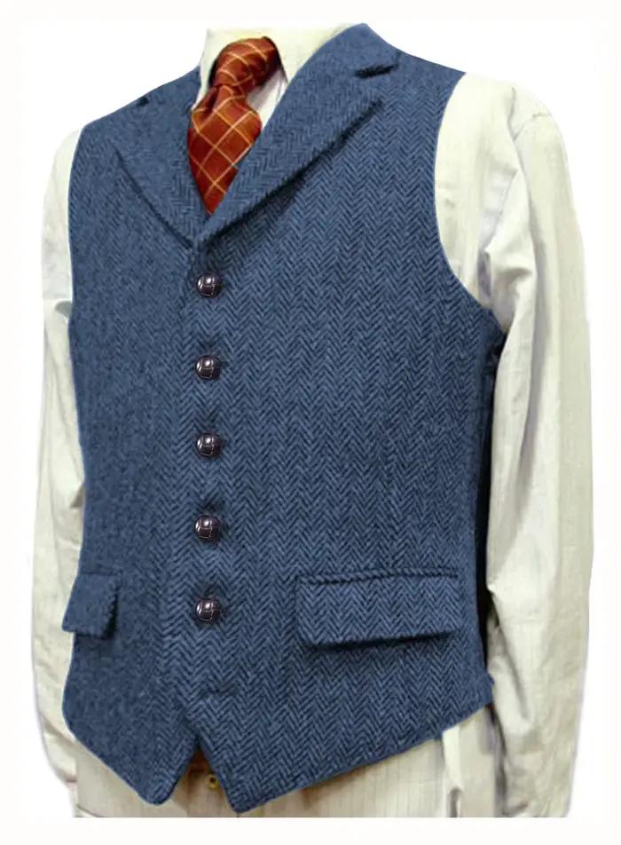 Gilet pour homme avec revers