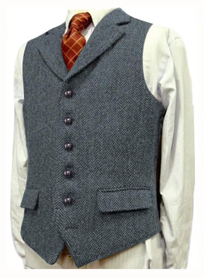 Gilet pour homme avec revers