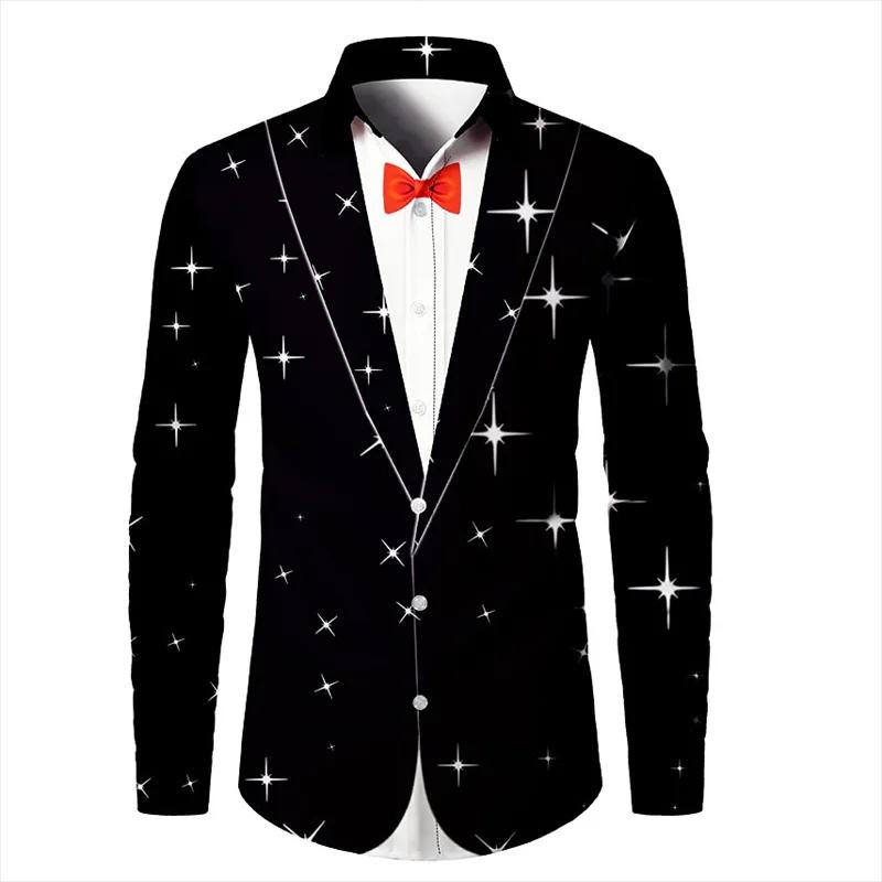 Chemise de costume personnalisée pour homme avec revers, matériau doux et confortable, mode de fête,